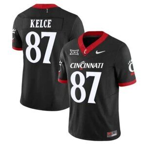 Mens Youths Kids Womens Travis Kelce Black Stitched Vapor Jersey